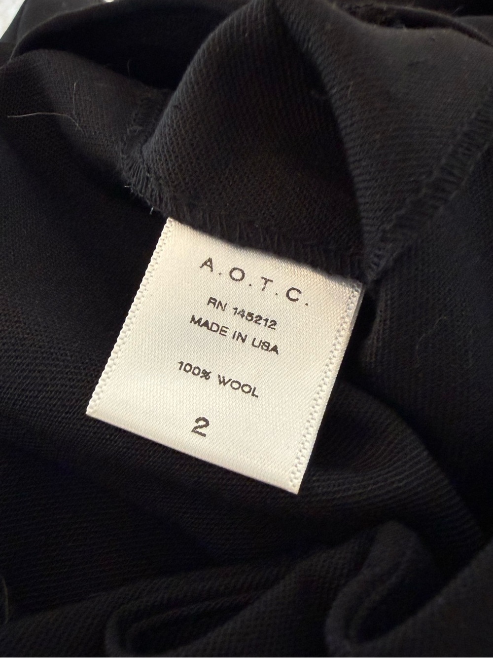 A.O.T.C. Black Tailored Trousers | Curve Boutique | Tailored to Size 0 - Picture 10 of 10